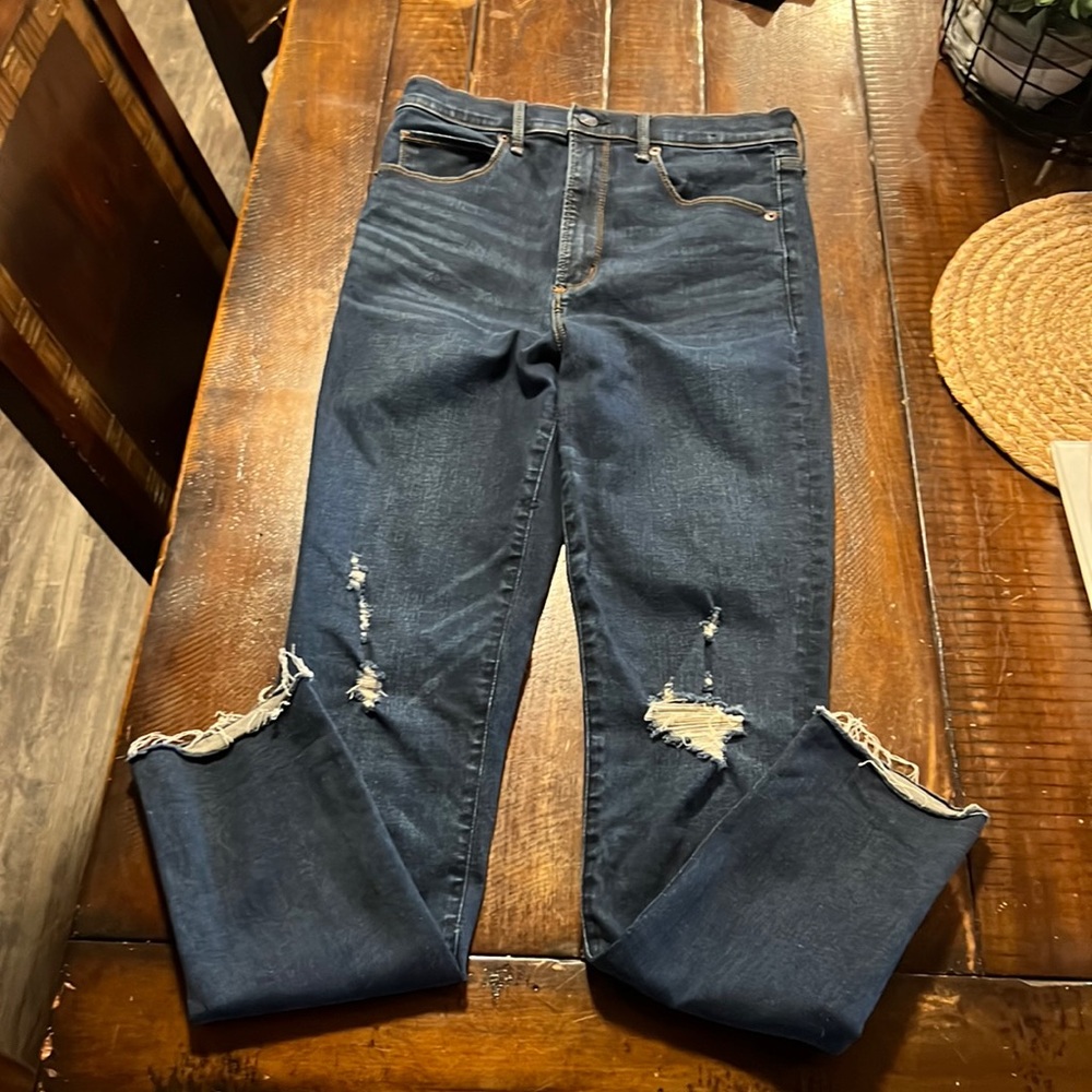 Abercrombie and Fitch ultra high rise super skinny jeans 29/8